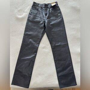 NWT Madewell The '90s Straight Jean in Midnight Blue Foil 26
